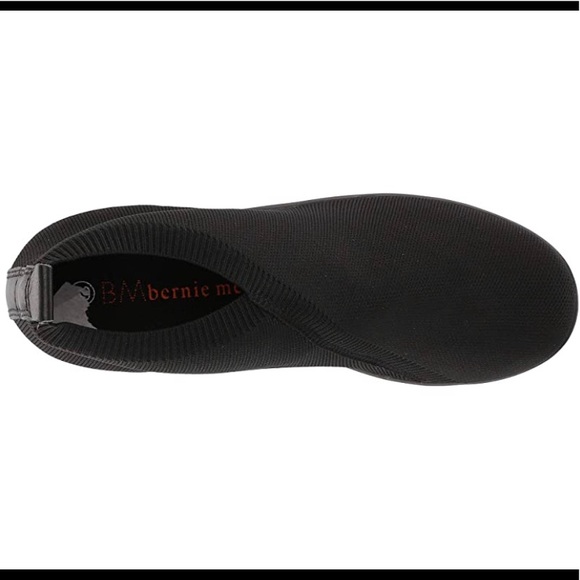 NWOB BM Bernie Mev NY Sally Wedge Stretch Booties Black Slip On US Sz 8 Eu Sz 40 - Picture 6 of 12